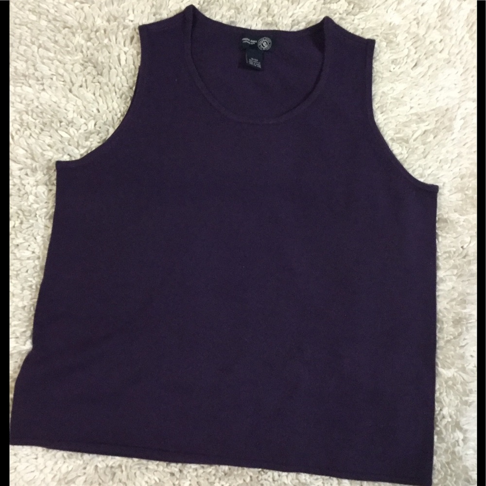 Venezia Jeans Purple Sleeveless Top